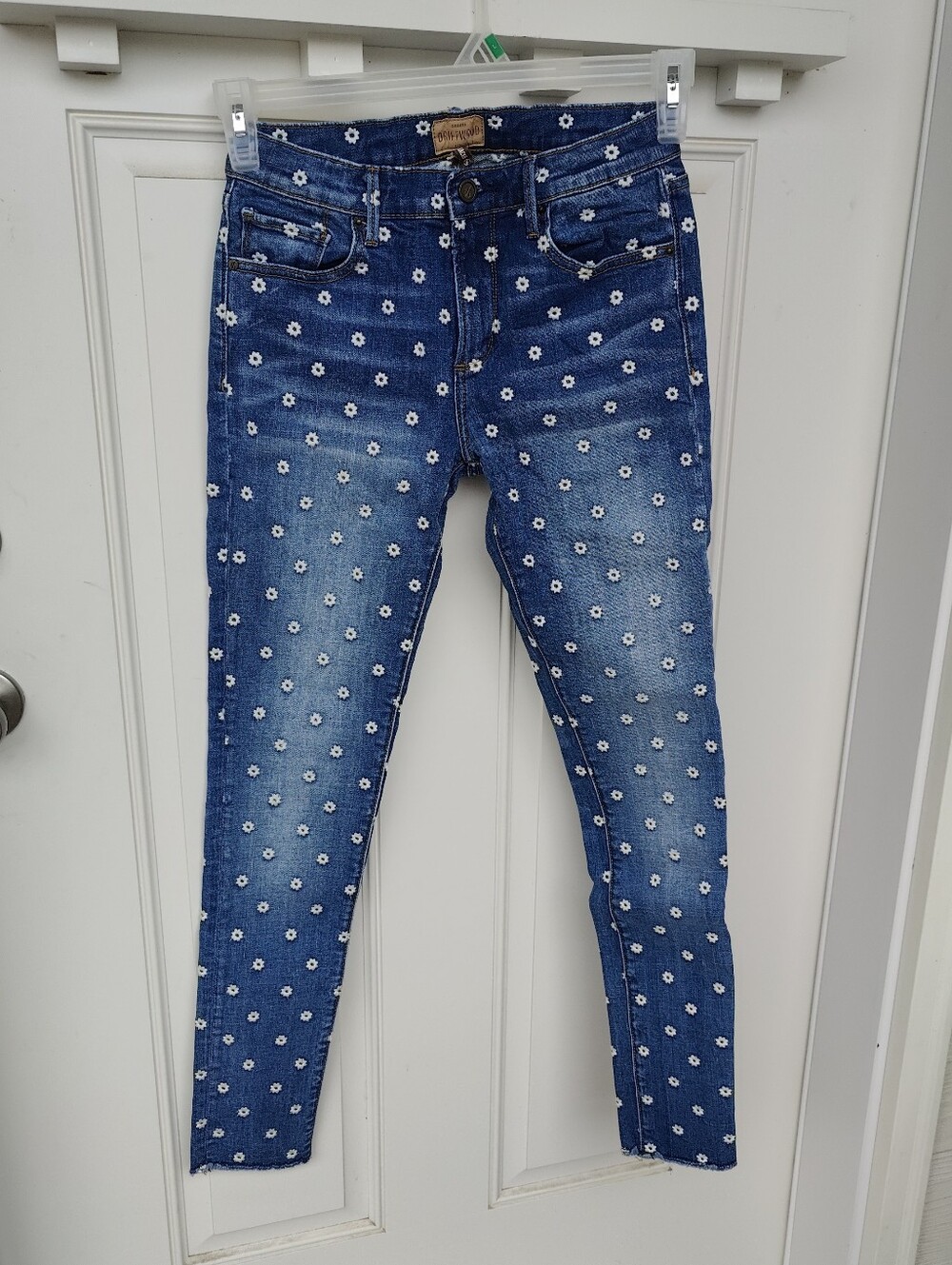 Driftwood Jackie Women's Denim Star Print Skinny Jeans Sz 26
